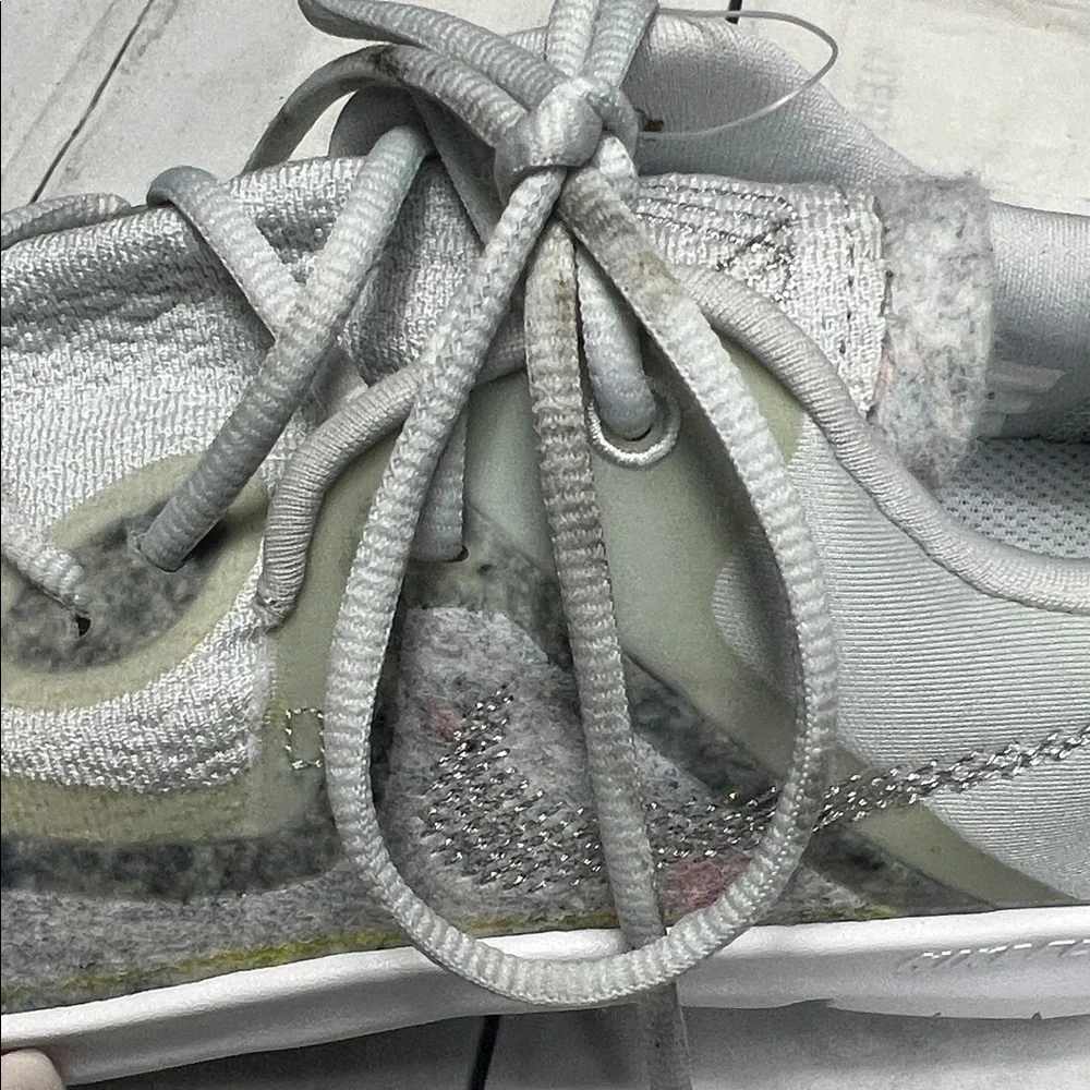 WMNS NIKE FLEX 2021 RN PURE PLATINUM/METALLIC SILVER-WOLF GREy SZ -8